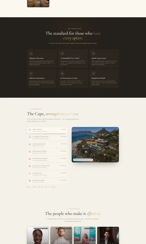 Villa Montblanche homepage