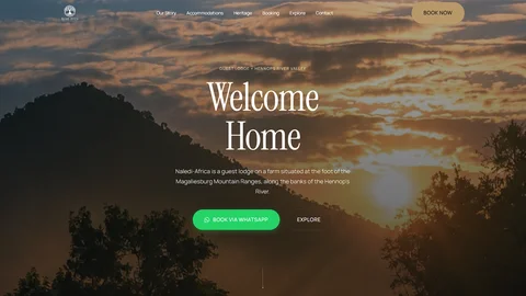 Naledi Africa — Guest Lodge website